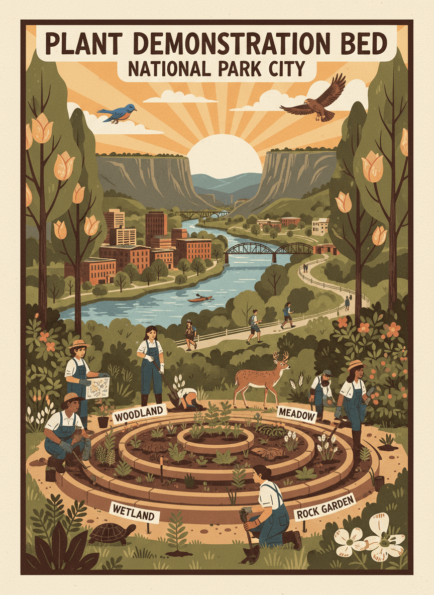 Reflection Riding Native Plant Demonstration Bed